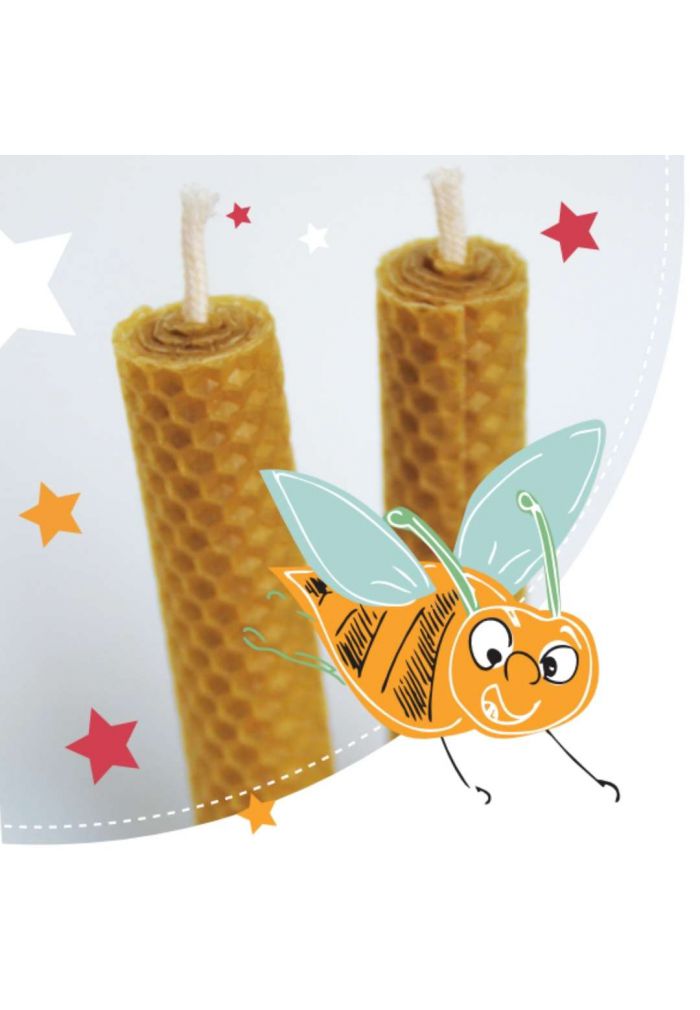 Kit bougie cire d'abeille - Les Petits Radis