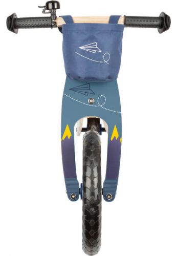 Draisienne Avion de papier bleu