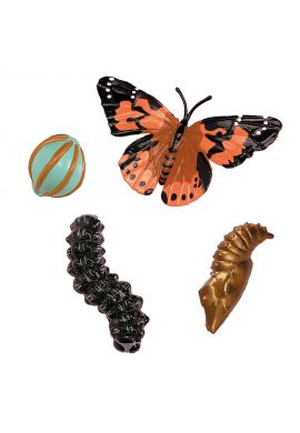 Figurines métamorphose papillon