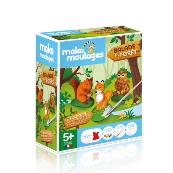 mako moulages Balade en fôret - Etui 3 moules (ecureuil-renard-hibou) mako moulages Balade en fôret - Etui 3 moules (ecureuil-renard-hibou)