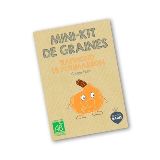 Mini kit de graines BIO de Raymond le potimarron