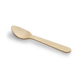Petite cuillère Bois de Bouleau 11cm, par 100