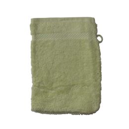 Gant de toilette coton bio coloris Vert tilleul