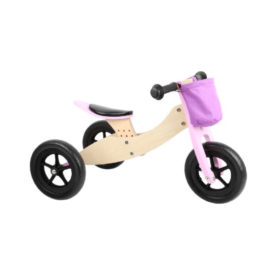 Draisienne-Tricycle 2 en 1 Maxi Rose