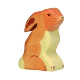Figurine Holtztiger Lapin assis
