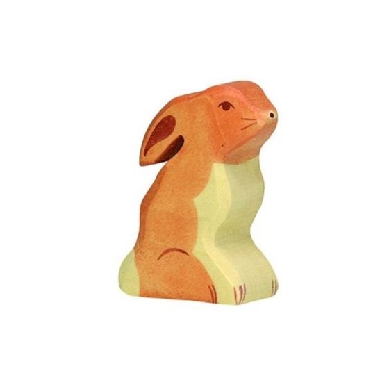 Figurine Holtztiger Lapin assis