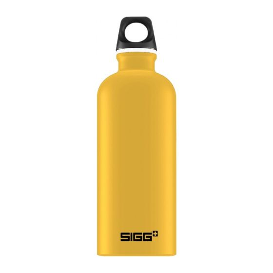 Gourde Sigg Traveller 0.6 litre Jaune moutarde