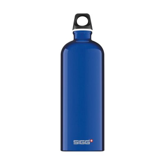 Gourde Sigg Traveller 1 litre Bleu