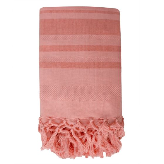 Fouta en coton biologique Coral - 90 x 160 cm Fouta en coton biologique Coral - 90 x 160 cm