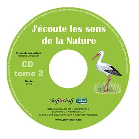 DOUBLE CD J'écoute les sons de la Nature (tome 1ettome 2)