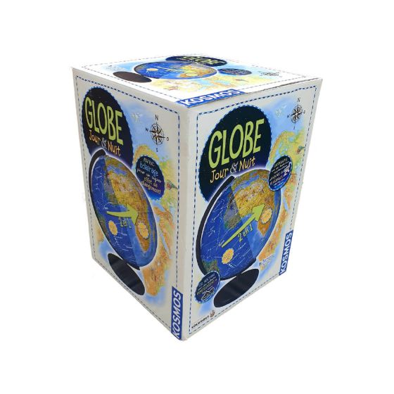 Globe jour et nuit avec éclairage