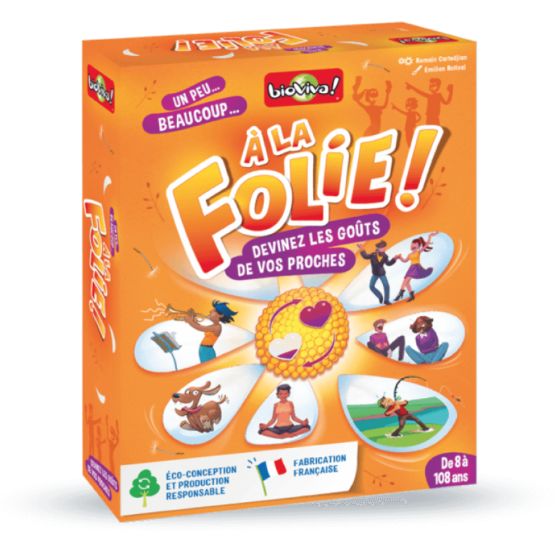 A la folie - Devinez les gouts de vos proches - Jeu BIOVIVA