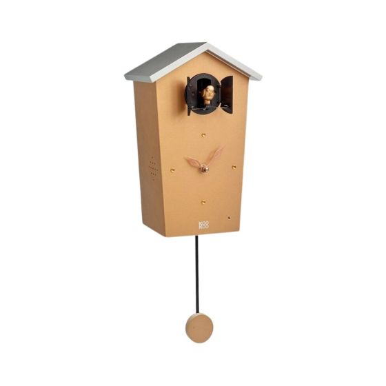 Horloge kookoo birdhouse, avec chants d'oiseaux, édition limitée Dorée