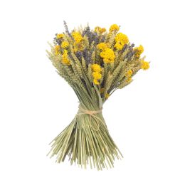 Kit à composer - Bouquet de fleurs séchées - jaune