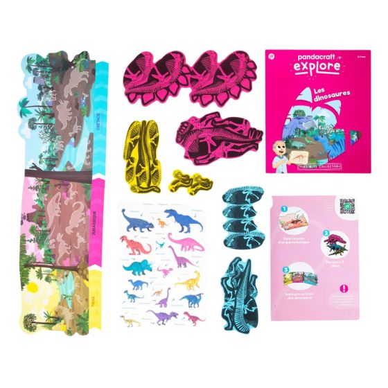 Kit Pandacraft Dinosaures 3-7 ans