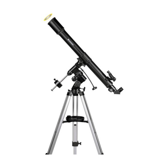 Télescope Bresser Polaris-II 70/900 EQ3 + Adaptateur smartphone + Filtre solaire