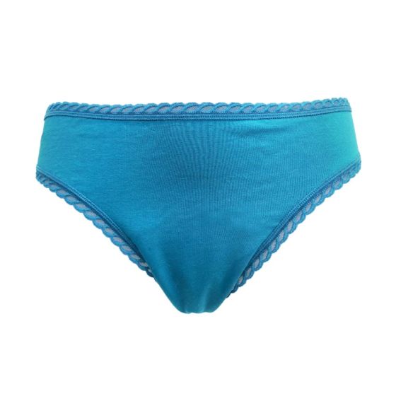 Culotte menstruelle bleue flux léger - Taille 38 Culotte menstruelle bleue flux léger - Taille 38