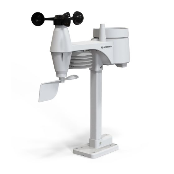 Station météo Bresser Wifi 5-en-1 - Écran Couleur - Blanc