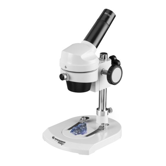 Microscope à Lumière incidente Bresser Junior - 20x + Boîtier stable en Métal Microscope à Lumière incidente Bresser Junior - 20x + Boîtier stable en Métal