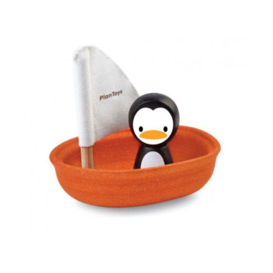 Jouet pour le bain - Bateau pingouin