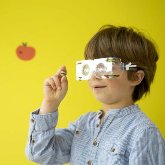 Lunettes qui simulent la vision animale