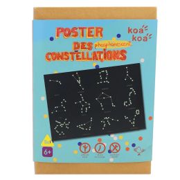 Poste des constellations phosphorescent