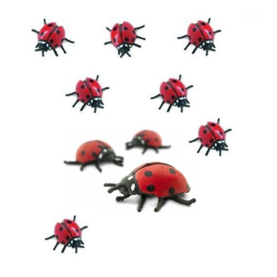 Figurine Coccinelles - 2 cm