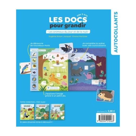 Les animaux le jour et la nuit