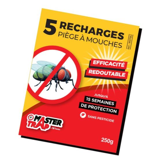 5 recharges anti-mouches - master Trap 5 recharges anti-mouches - master Trap