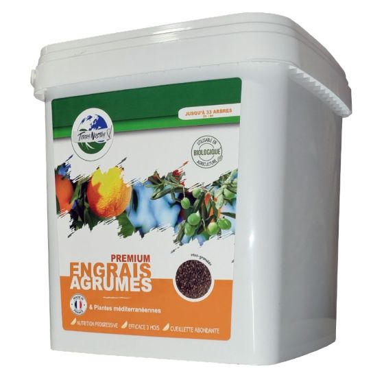 Engrais AgrumesetPlantes Méditerranéennes - Premium - Prêt à l'emploi - 5 kg