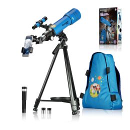 Télescope à objectif 70/400 avec sac à dos Bleu