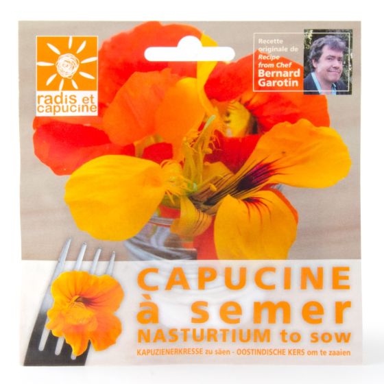 Sachet graines fleurs comestibles - Capucine