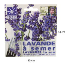 Sachet graines fleurs comestibles - Lavande