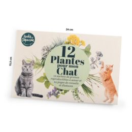 Enveloppe 12 sachets-Jardiner pour mon chat