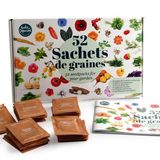 Coffret 52 sachets de graines