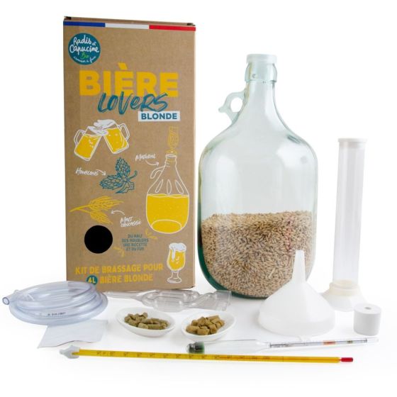 Kit DIY - Je fabrique ma bière - Blonde bio