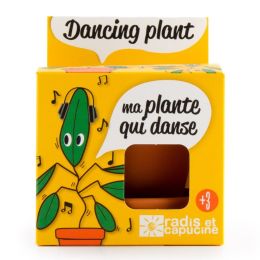 Pot avec coupelle - Plante qui danse - 8 cm