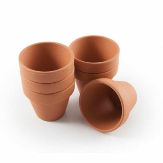 Lot 30 pots en terre cuite Ø5,5cm