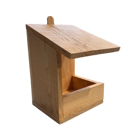 Nichoir d'angle semi-ouvert (2 côtés)