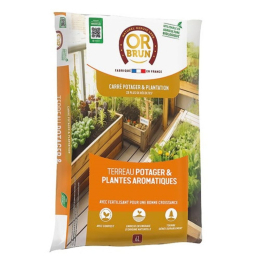 Terreau plantes aromatiques et carré potager - Sac de 6 litres