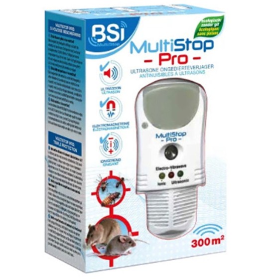 Multistop Pro - Répulsif électro-ionisation et ultrason 300 m² Multistop Pro - Répulsif électro-ionisation et ultrason 300 m²