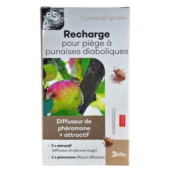 Cymatrap - Recharges pour piège à punaises diaboliques (3+3 x 8 semaines) Cymatrap - Recharges pour piège à punaises diaboliques (3+3 x 8 semaines)