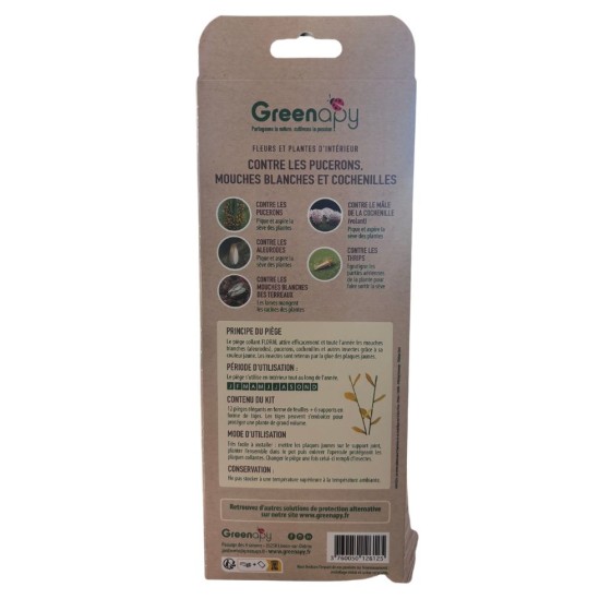 Piège englué floral anti insectes