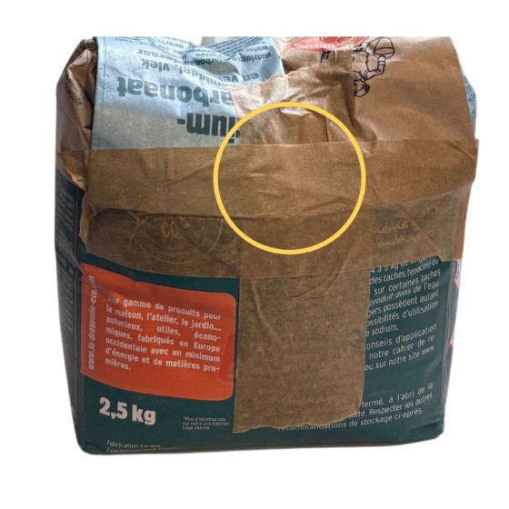 Percarbonate de soude 2,5 Kg - Seconde vie Percarbonate de soude 2,5 Kg - Seconde vie