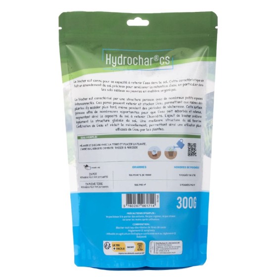 Rétenteur d'eau Hydrochar CS - Sachet 300G