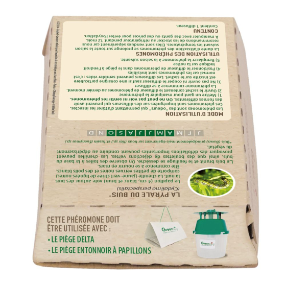Phéromone Pyrale du buis (2 capsules)