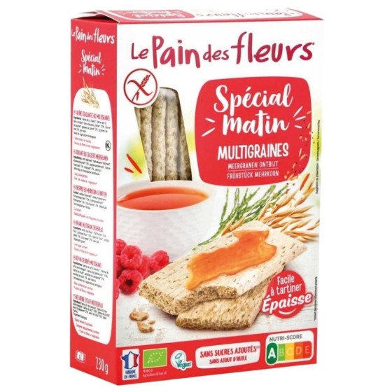 Tartines spécial matin multigraines - 230g Tartines spécial matin multigraines - 230g