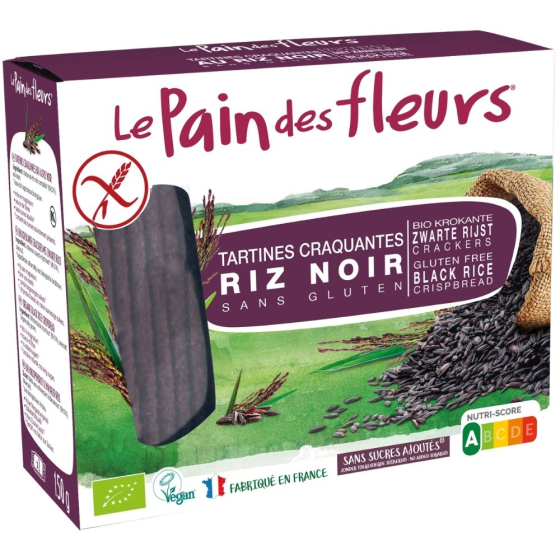 Tartines craquantes riz noir - 150g Tartines craquantes riz noir - 150g