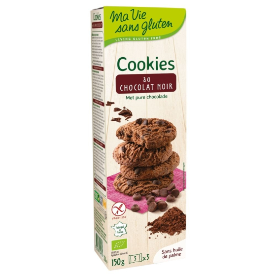 Cookies au chocolat noir - 150g Cookies au chocolat noir - 150g