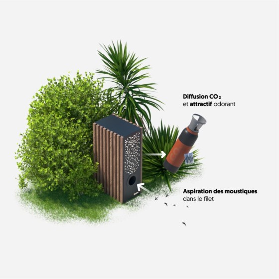 Pack Piège à moustiques - Bois Wiliv (avec CO2 et attractif inclus)